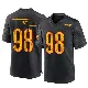 ＃98 Men's Sheldon Day Black Game Washington Commanders Alternate Jersey