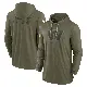 Men's Olive Washington Commanders 2022 Salute to Service Tonal Pullover Hoodie